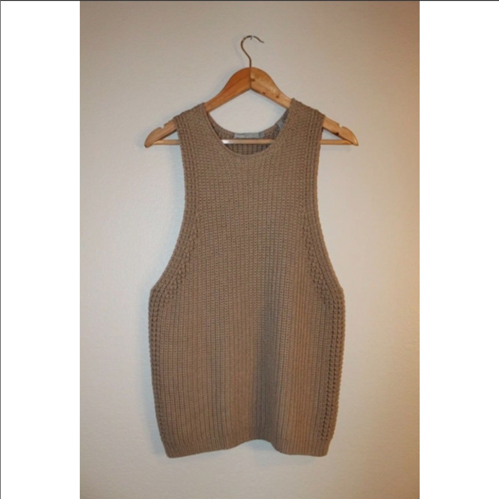 Vince Chunky Knit Tank Top Small